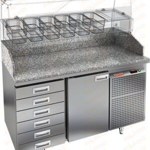 Стол холодильный для пиццы PZ4-1/GN 6R Hicold