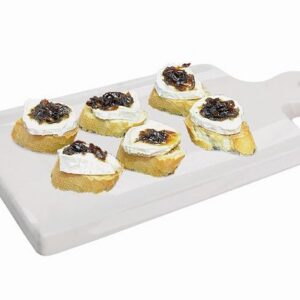 Блюдо для подачи прямоуг. 16*10 см. с ручкой фарфор VB /6/12/