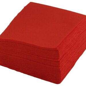 Салфетки 24*24 см. красные 1-сл 400 лист/уп /1/18/