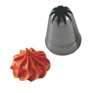 Насадка кондитер. "Закрытая звезда" d=6 мм.d=25/6 мм. h=46 мм. нерж. /1/