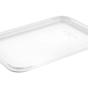 Крышка для контейнера для теста 300*400*25 мм., (-20/+70℃) морозостойкая, белая, полиэт. GP /1/24/