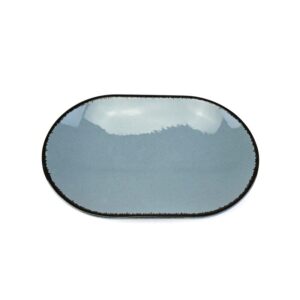 Блюдо овальное 28см, синий, Pearl, Kutahya