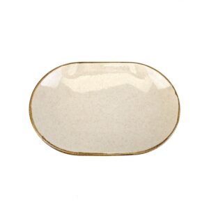 Блюдо овальное 36см, бежевый, Pearl, Kutahya