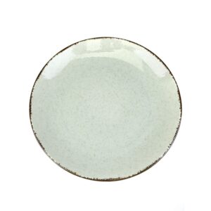 Тарелка плоская 27см, мятный, Pearl, Kutahya