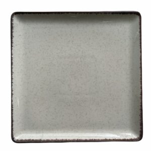 Тарелка квадратная 27*27см, бежевый, Pearl, Kutahya