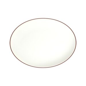 Modest Brown Тарелка овальная 33см ID Fine [6]