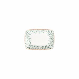 Venecia Green Блюдо прямоугольное 11см (10x7) ID Fine [24]
