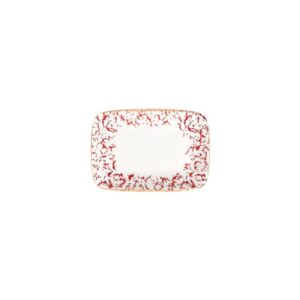 Venecia Maroon Блюдо прямоугольное 15см (14x10) ID Fine [12]