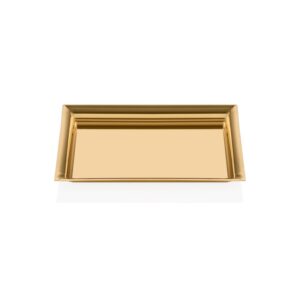 Блюдо прямоугольное 22,6*15,2см, матовое золото, Narin