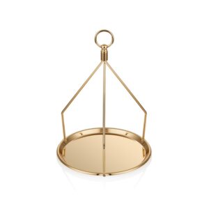 Поднос 18,5см, H20см, золото, Narin