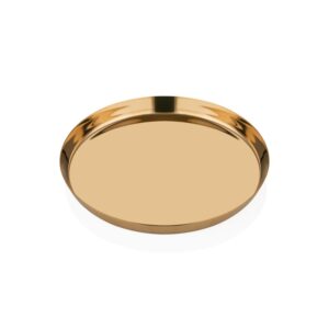 Тарелка с бортом 13см, золото, Narin