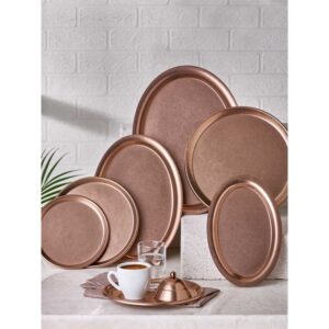 Блюдо овальное 26*19см, ретро медь, Narin