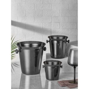 Ведро для шампанского 21см, H20см, черный, Narin