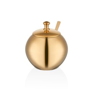 Сахарница с ложкой, золото, Narin