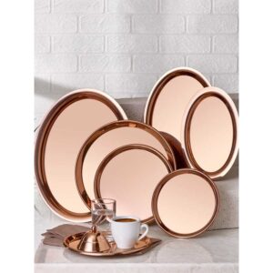 Поднос тарелка для подачи 15,5см, медь, Narin