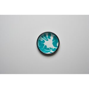 Тарелка для мезе 12*2см, бирюзовый, A Little Color, Kapka