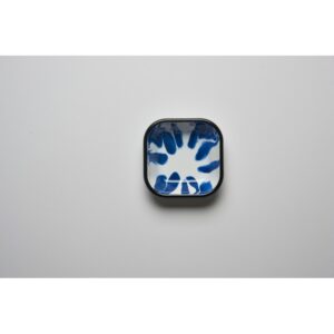 Блюдо квадратное 11*11*3см, синий, A Little Color, Kapka