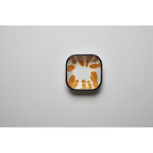 Блюдо квадратное 11*11*3см, желтый, A Little Color, Kapka