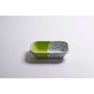 Блюдо прямоугольное 16*11*3,5см, зеленый, Mind-Pop, Kapka