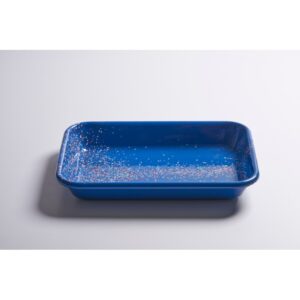 Блюдо прямоугольное 26*18*4см, синий, Flow Fest, Kapka