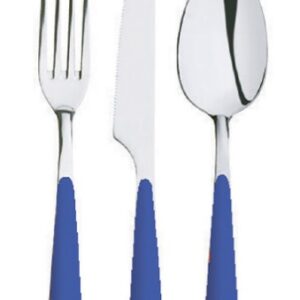 Вилка столовая Мастер 18/0  2 мм 19,5 мм. синий Abert /12/144/