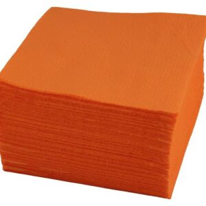 Салфетки 24*24 см. оранжевые 1-сл 400 лист/уп /1/18/