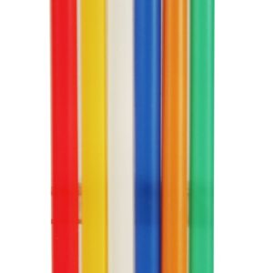 Трубочки кокт. 1,0*24 см. 125 шт/уп. прямые цветные Микс XL /1/24/