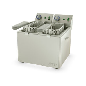 Фритюрница 2-секционная, 4 л.+4 л. 386*568*342 мм. ПАНДА-ЕВРО-2Х1/3 Atesy /1/