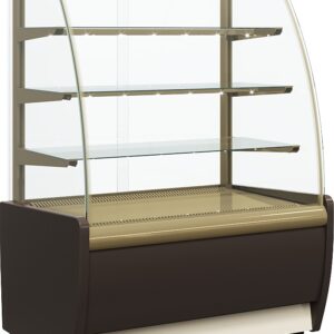 Витрина кондитерская  920*650*1315 мм. коричневая ВХСв - 0,9д Carboma /1/