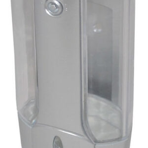 Дозатор для жидкого мыла 0,38 л.серебристый пластик. /1/40/ (2197)