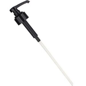 Дозатор помпа  5 мл. d=31 мм. L=39 см. для напитков, сиропов, соусов универсальный, черный MGprof /1/