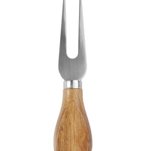 Нож для сыра 60/120 мм. вилка с дерев. ручкой MGsteel  /1/