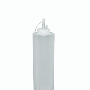 Емкость для соуса 250 мл. d=52 мм. h=175 мм. с крышкой прозрачная MGprof /1/40/