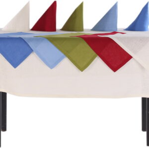 Салфетка 45*45 см. лен 100% белая /3/ Под заказ