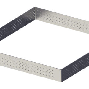 Форма кондитерская "Квадрат" 10*10*3,5 см. нерж. перфорир. MGsteel /1/6/96/