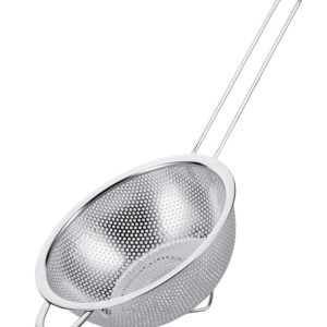 Дуршлаг d=160 мм. 1 л. h=80 мм. нерж. с длинной ручкой /1/60/