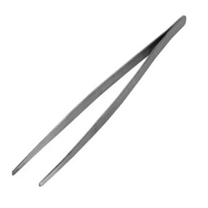 Щипцы (пинцет) 25,5 см. прямые, нерж. MGsteel /1/144/