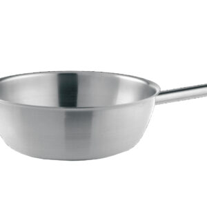 Сотейник  1 л. нерж. d=16 см. h=6,8 см. конический б/кр (индукция) Мастер Pinti /1/