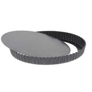 Форма для выпечки d=20 см. h=2,8 см. рифленая съемное дно, сталь с антиприг. покр. MGsteel /1/