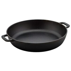 Сковорода d=40 см. h=9,8 см. 10,5 л. чугун глубокая с 2 ручками /1/2/