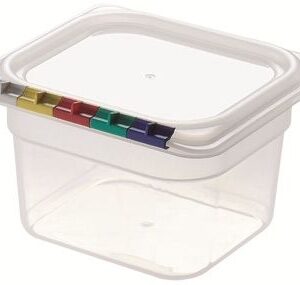 Гастроемкость 1/6 h=100 мм. 1,6 л. п/п прозрачная  /1/12/