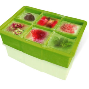 Форма для льда на 6 кубиков 4*5 см. силикон VB /1/12/48/