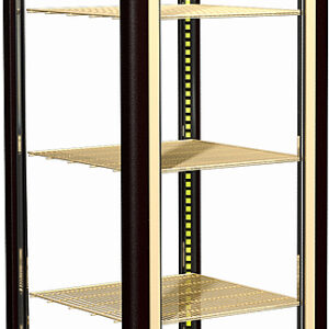 Витрина кондитерская  575*600*1850 мм. бежево-коричневая Carboma R400C /1/