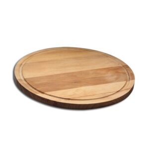 Доска для подачи круг. d=300*20 мм. с желобком, бук /1/