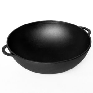 Сковорода Wok d=26 см. h=9 см. 3,4 л. чугун с 2 ручками /1/6/