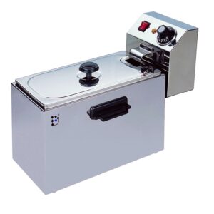 Фритюрница 1-секционная, 4 л. 255*455*305 мм. нерж /1/