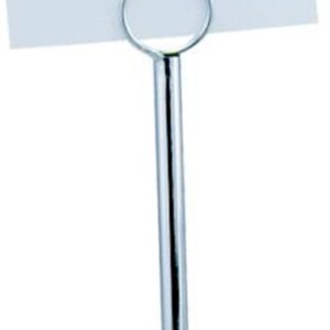 Держатель для ценников и табличек d=7,2 см. h=22 см. нерж. на подставке MGsteel /1/12/120/