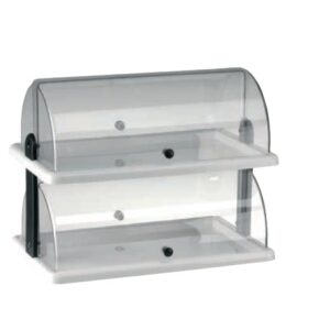 Поднос сервировочный 50*30,5 см. полипропилен, с крышкой Roll-Top, 2-х уровневый Abert /1/