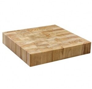 Колода разрубочная настольная бук 40*40*8-10 см. /1/
