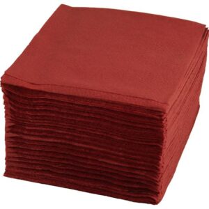 Салфетки 24*24 см. бордовые 1-сл 400 лист/уп /1/18/